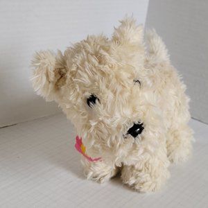 Vintage Hallmark American Girl Plush Soft Dog Coconut Flower Collar 2003 Y2K 12"